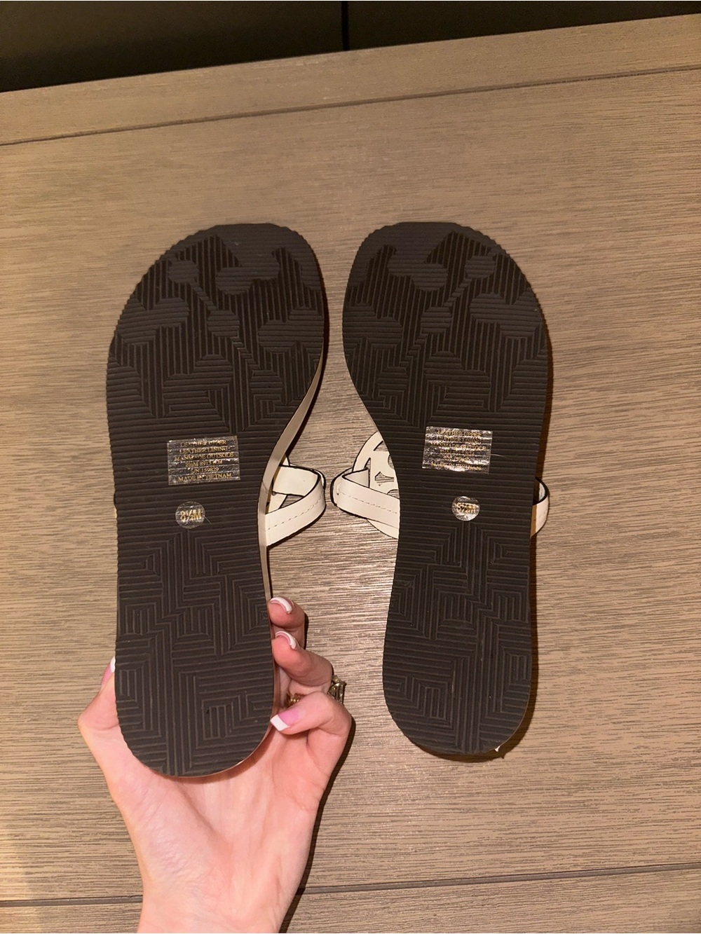 Tory Burch White Miller Wedge Sandals - Picture 11 of 14